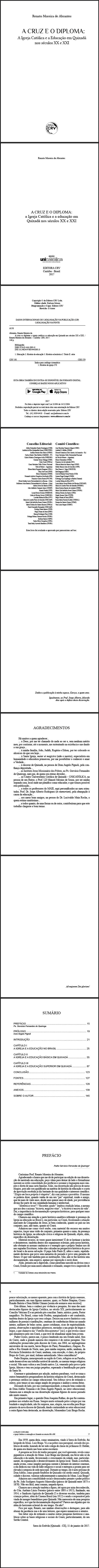 A CRUZ E O DIPLOMA:<br>a Igreja Católica e a educação em Quixadá nos séculos XX e XXI